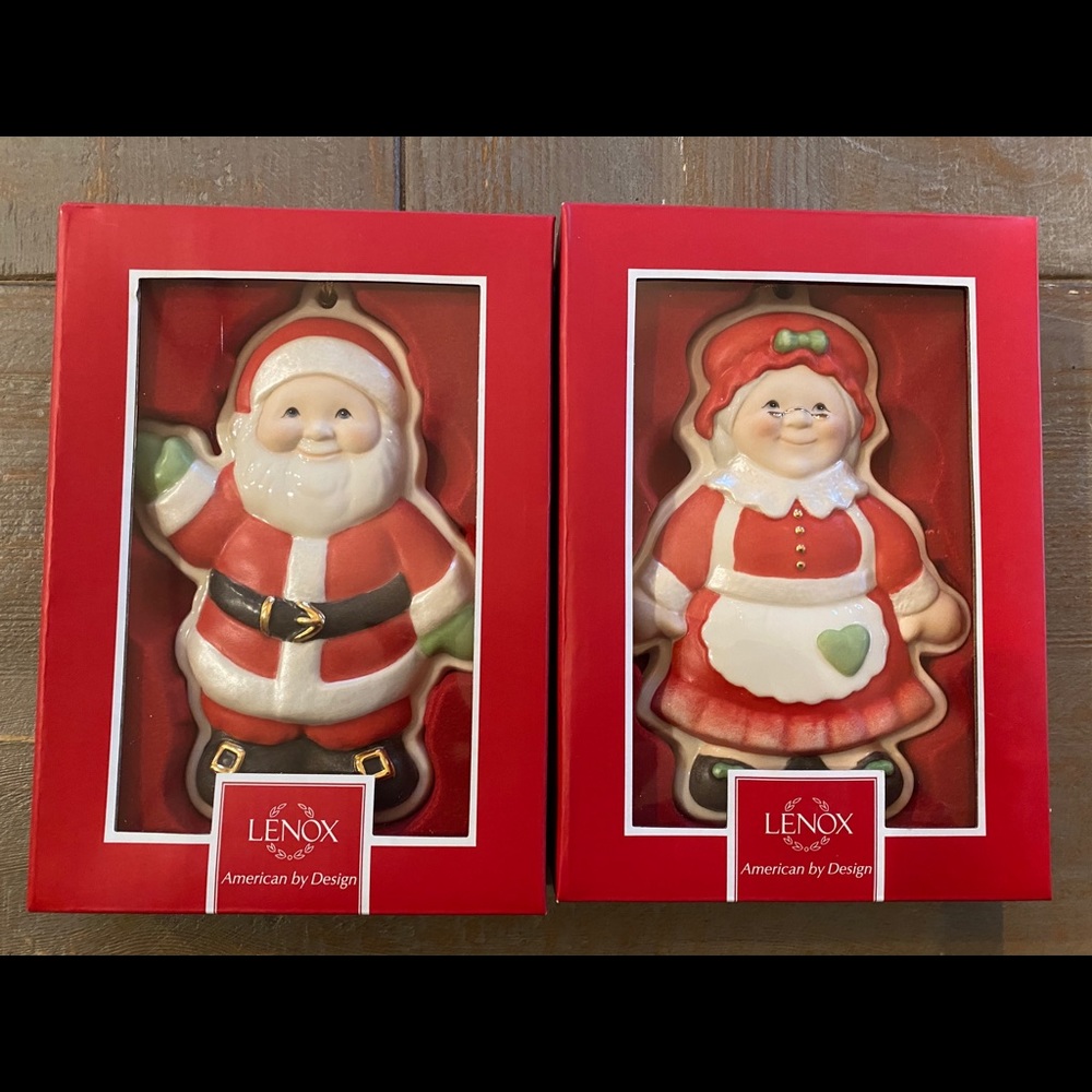 Lenox Christmas ornament Mr. & Mrs. Claus